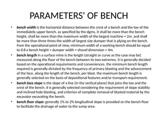 Comprehensive Overview of Surface Mining Techniques and Pit Design | PPTX