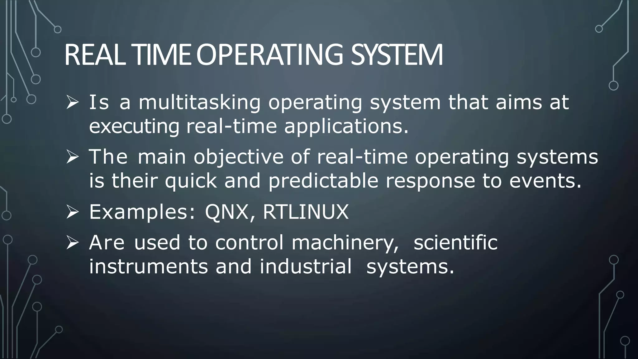 Overview of operating system | PPTX