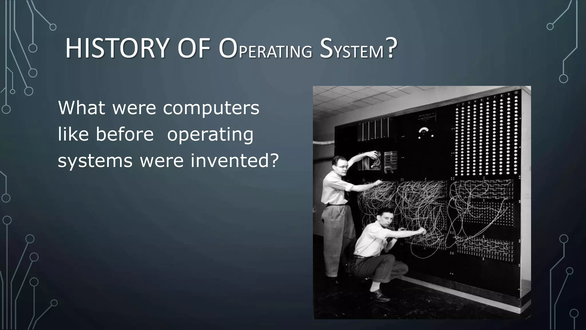 Overview of operating system | PPTX