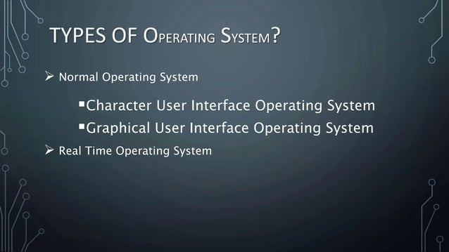 Overview of operating system | PPTX | Operating Systems | Computer ...