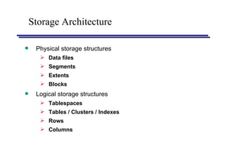 Overview of oracle database | PPS