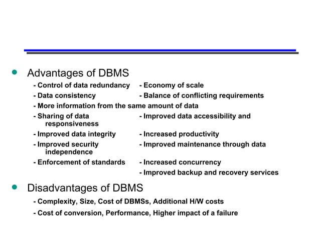 Overview of oracle database | PPT