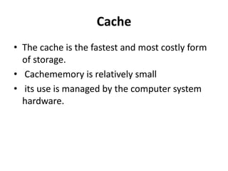 Overview of physical storage media | PPTX