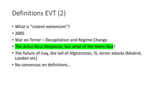 Overview of preventing and countering violent extremism | PPTX
