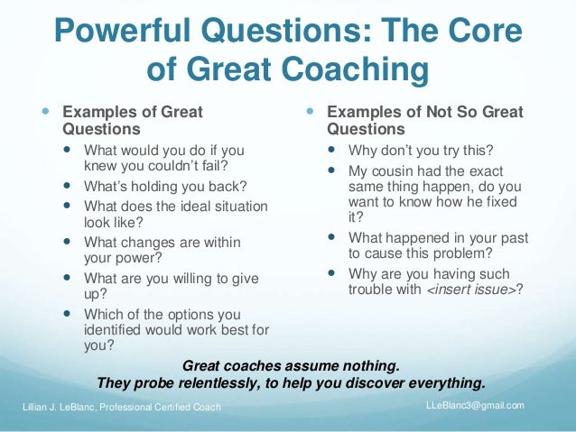 Overview of Professional Coaching