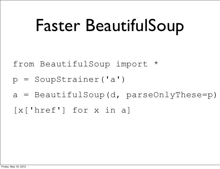 Overview of python web scraping tools