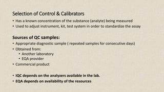 Overview of Quality Control and its implementation in the laboratory.pptx