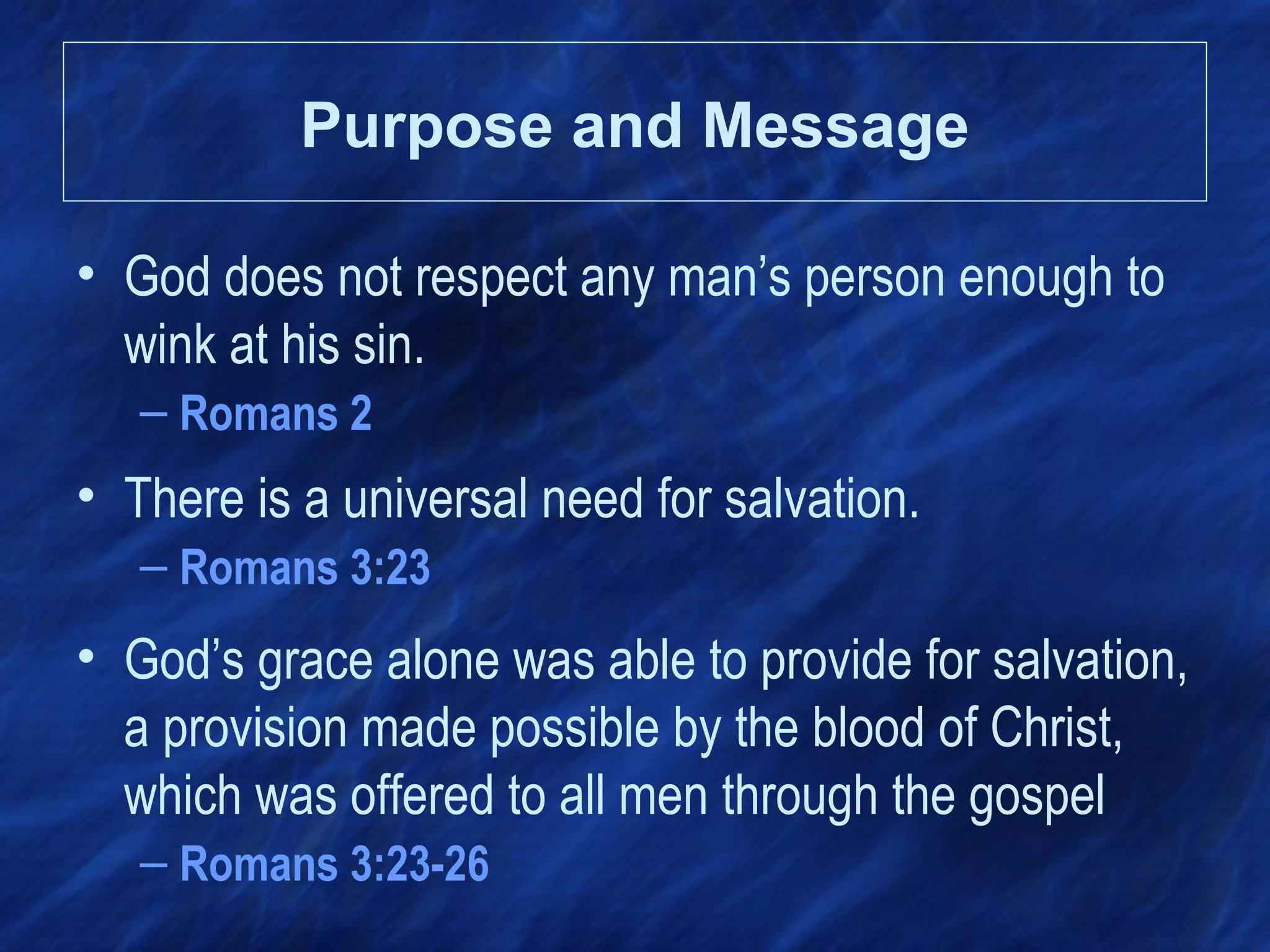 Overview of romans ppt