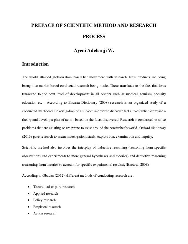 Scientific essay examples