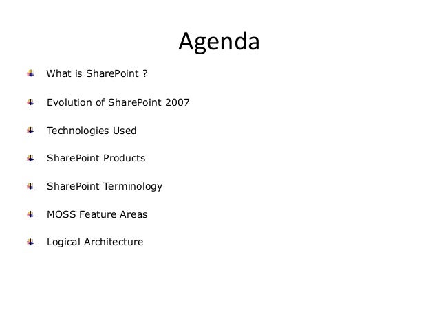 overview of sharepoint 2007 sharepoint 2007