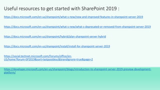 Overview of SharePoint Server 2019 Public Preview | PPTX
