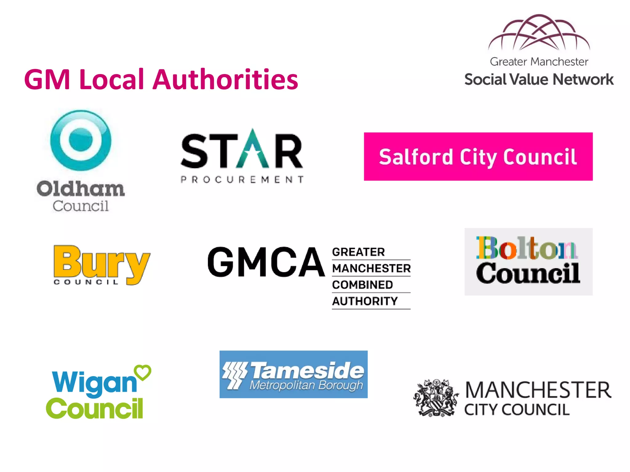 GM Local Authorities
 