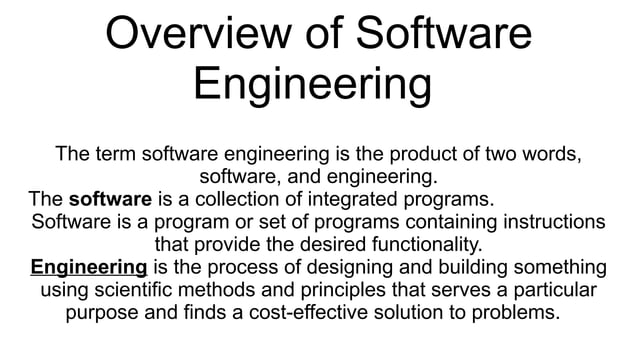 Overview of Software Engineering and information .pptx