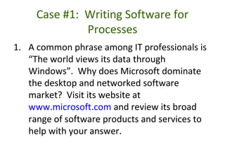 Overview of softwares and their applications | PPT