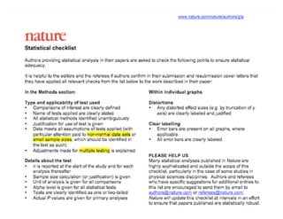 Stat Checklist Overview of statistics: Statistical testing (Part I) | PDF