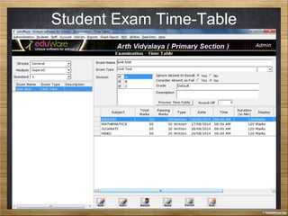 Student Exam Time-Table
 
