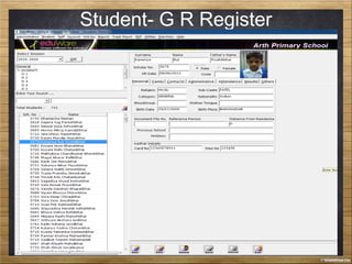 Student- G R Register
 