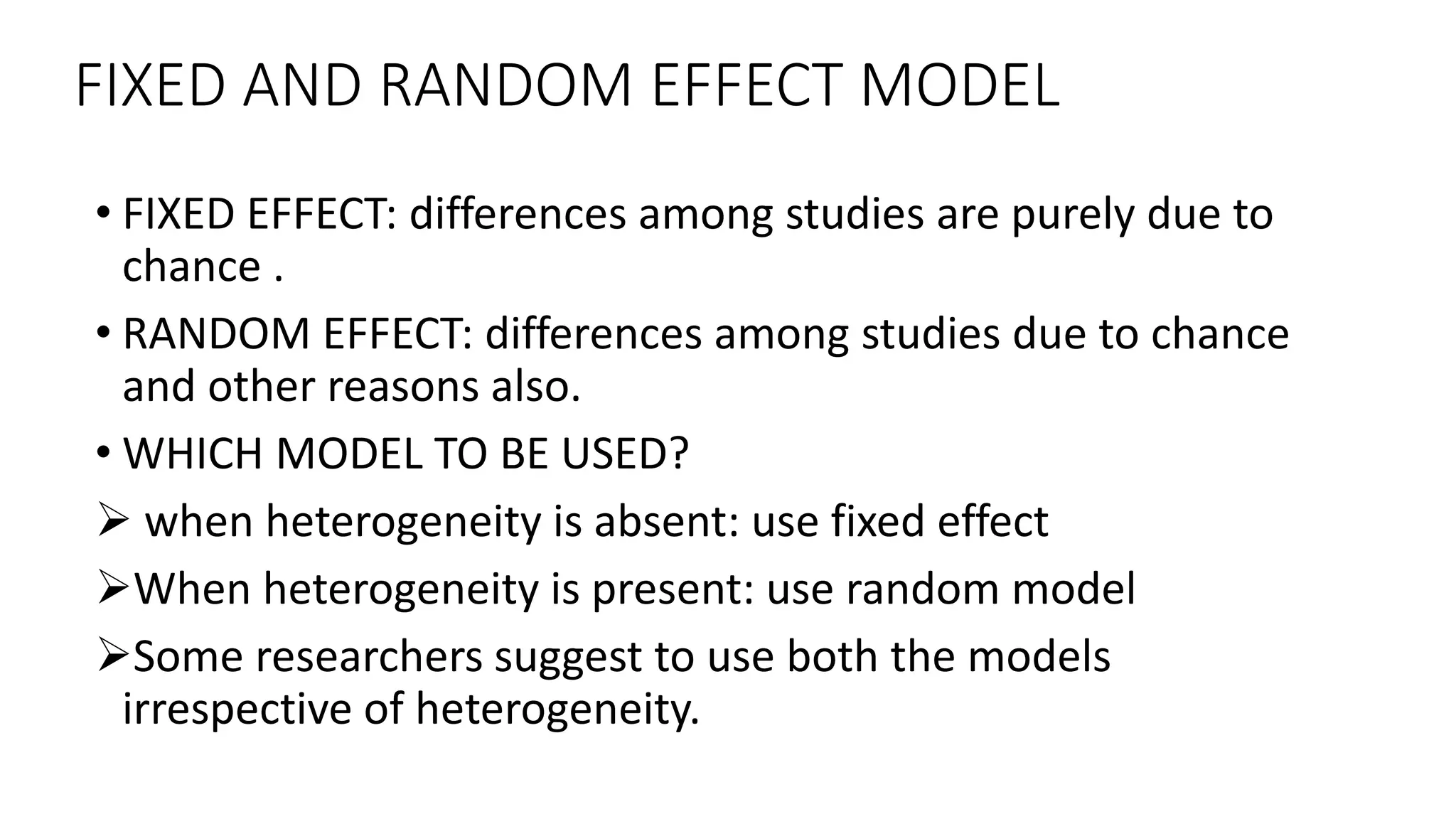 Overview of systematic review and meta analysis | PPT
