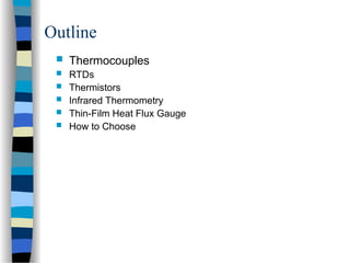 Overview of Temperature Measurement ME 115.ppt
