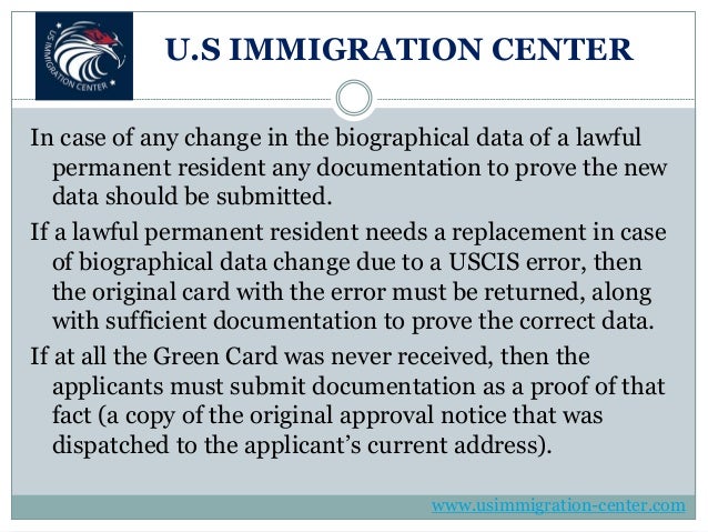 Overview of the green card renewal (form i 90) application process