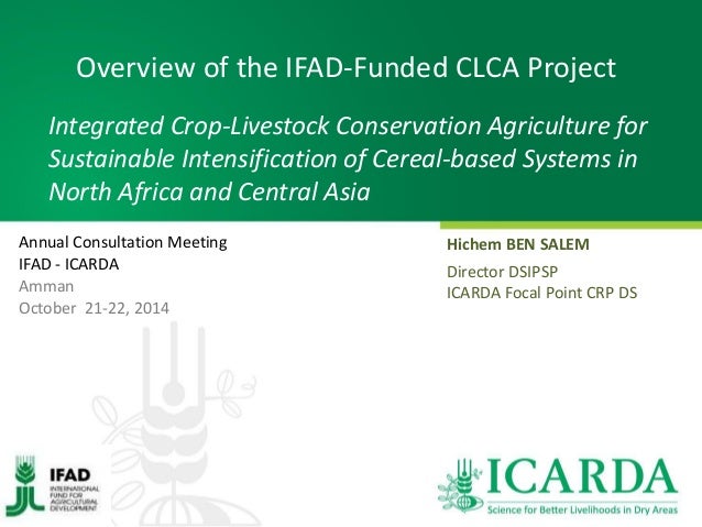 Overview Of The Ifad Funded Clca Project