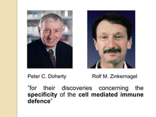 The Nobel Prize in Physiology or Medicine 2011 was
divided, one half jointly to Bruce A. Beutler and Jules
A. Hoffmann "fo...