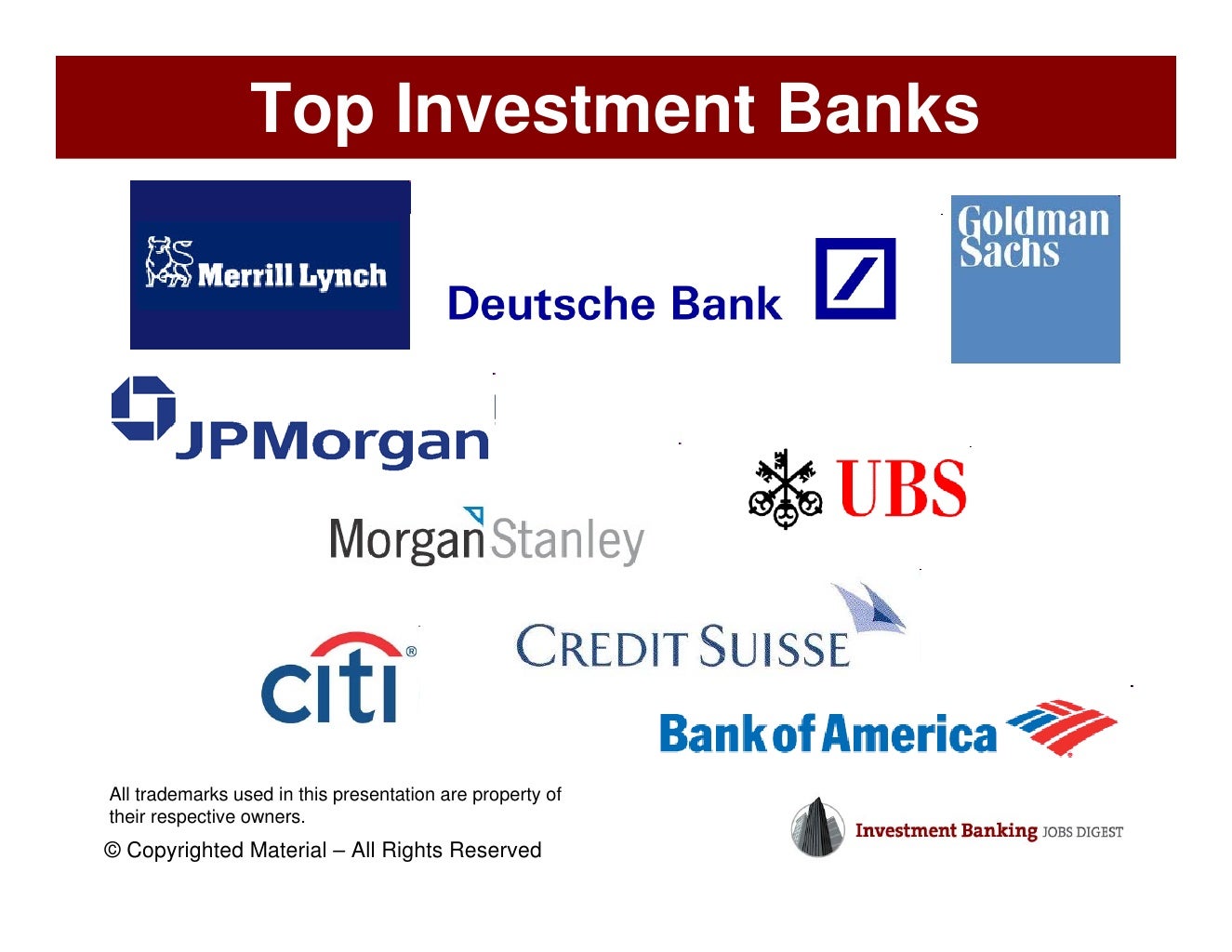 Overview of the Investment Banking Industry