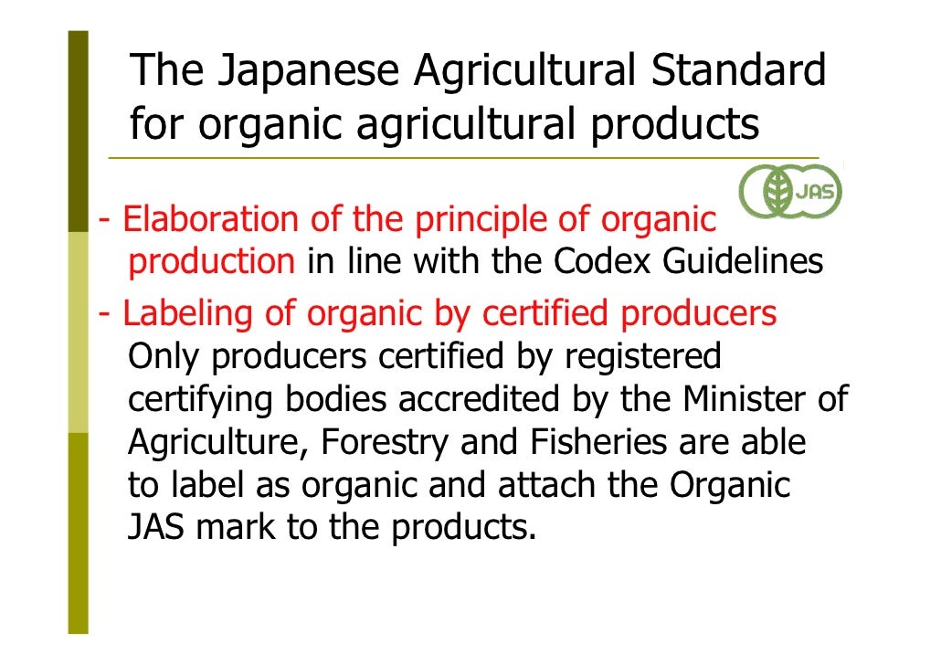 International Standard For Organic Foods International Standard For Organic Foods