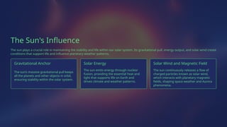 Sun Roles Overview of the Solar System in Science.pptx