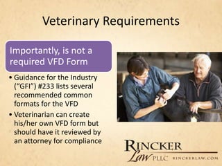 Overview of the Veterinary Feed Directive | PPTX
