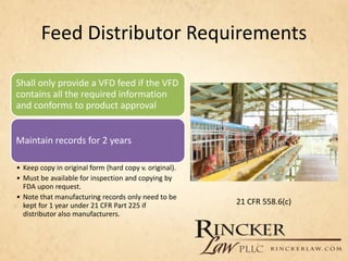 Overview of the Veterinary Feed Directive | PPTX