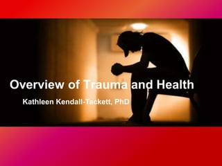 Overview of Trauma and Health
Kathleen Kendall-Tackett, PhD
 