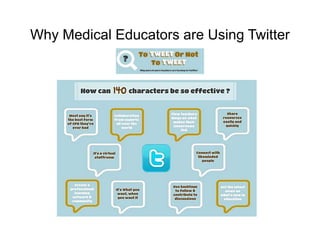 Why Medical Educators are Using Twitter
 