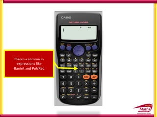 Places a comma in
expressions like
Ranint and Pol/Rec
 