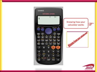 Knowing how your
calculator works

 