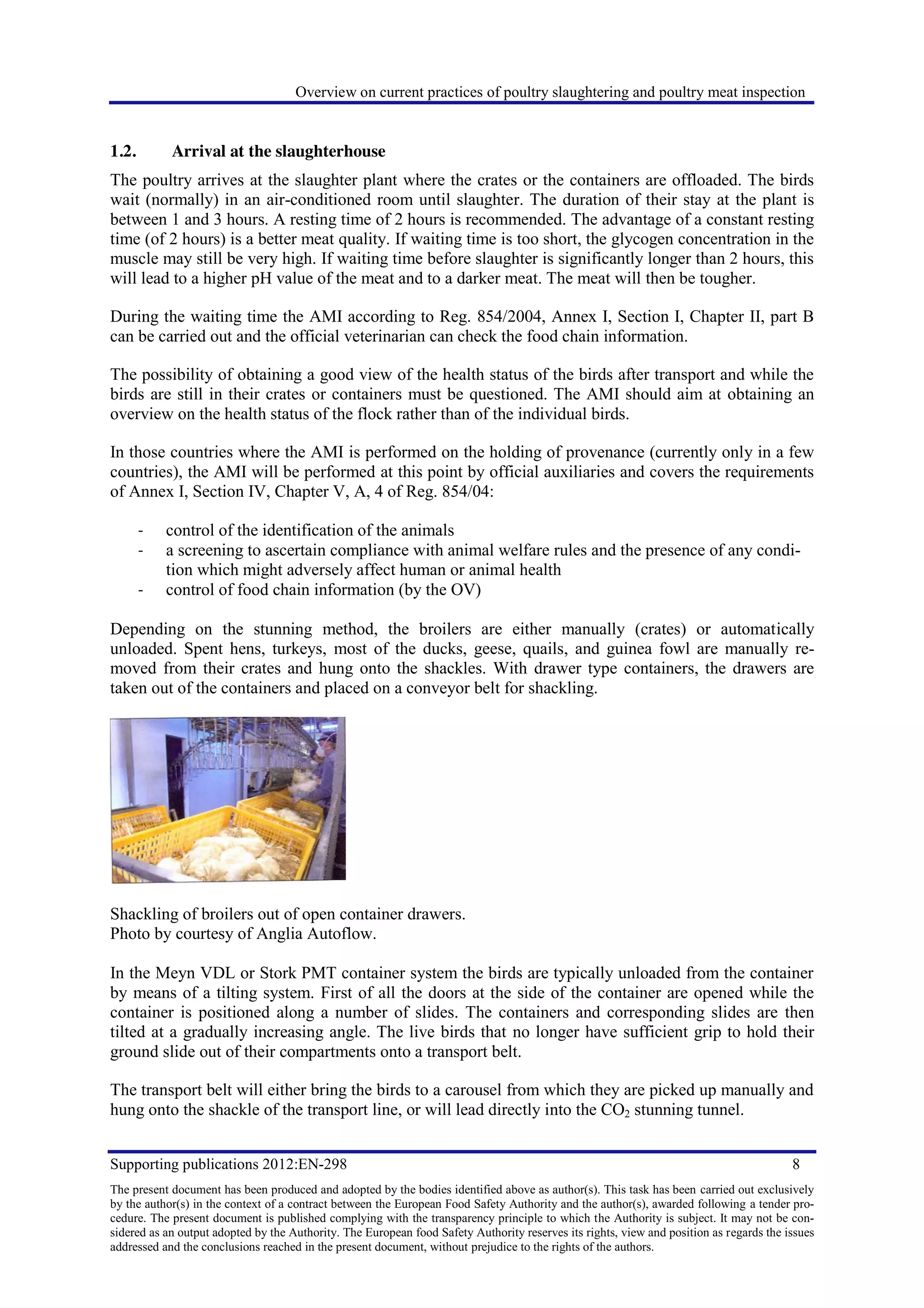 Overview on current practices of poultry slaughtering and poultry meat ...
