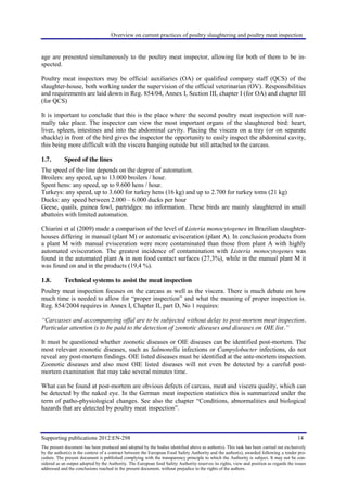 Overview on current practices of poultry slaughtering and poultry meat ...