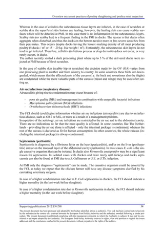 Overview on current practices of poultry slaughtering and poultry meat ...