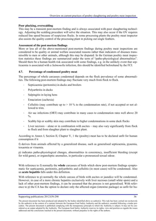 Overview on current practices of poultry slaughtering and poultry meat ...
