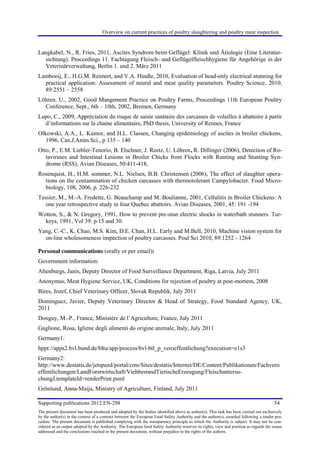 Overview on current practices of poultry slaughtering and poultry meat ...