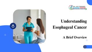 Understanding
Esophageal Cancer
A Brief Overview
 