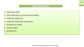 Overview on MSDS (Mpharm) ppt.pptx