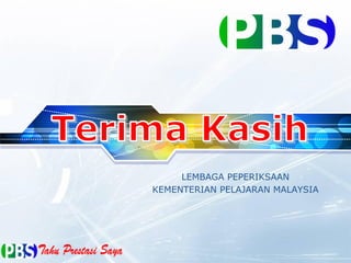 LEMBAGA PEPERIKSAAN
KEMENTERIAN PELAJARAN MALAYSIA
 