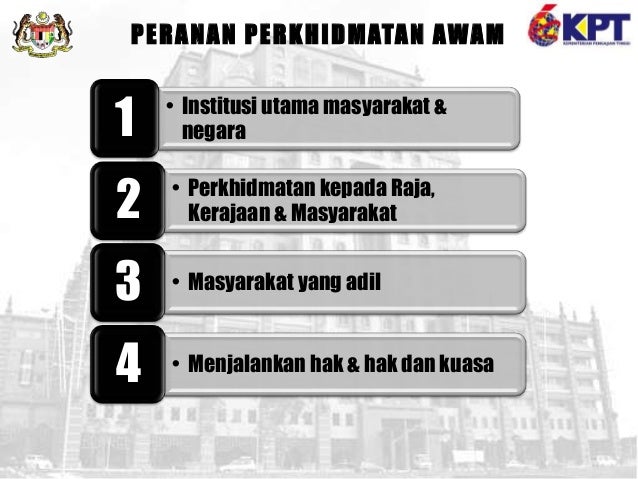 Overview perkhidmatan awam