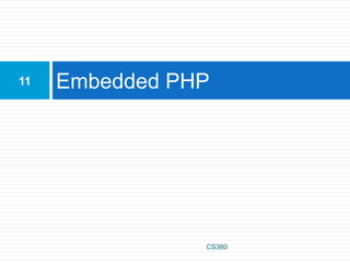 overview of php php basics datatypes arrays | PPT