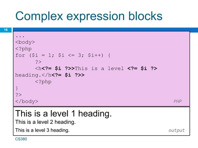 overview of php php basics datatypes arrays | PPT