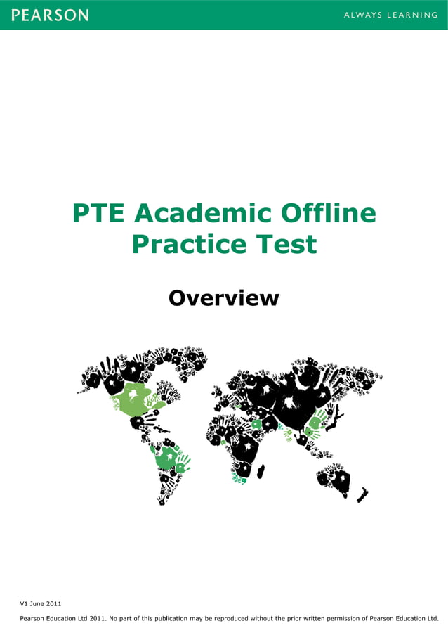 Overview PTE Academic Practice Test PDF Overview pte academic practice test pdf