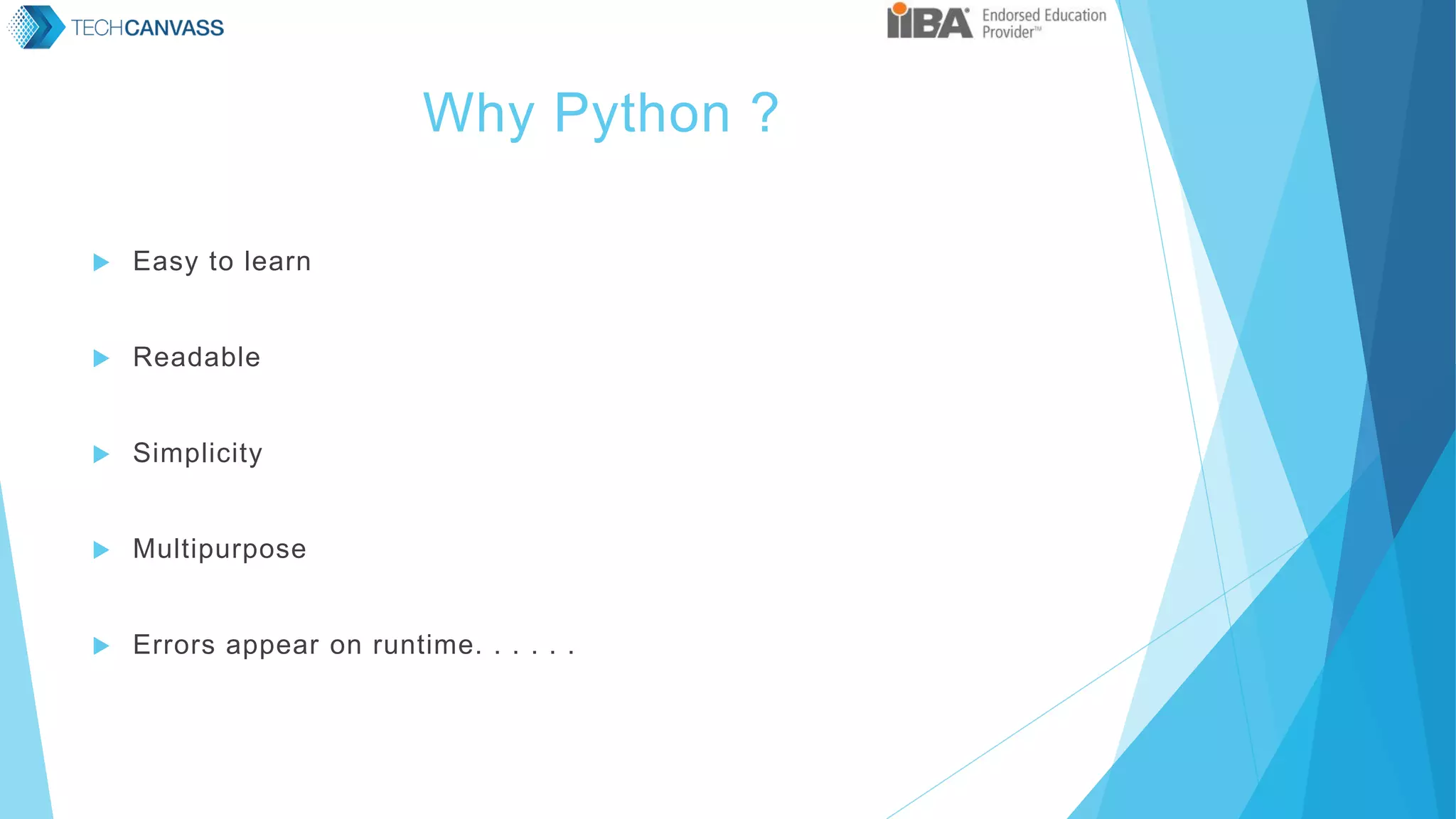 Introduction To Python | PPT