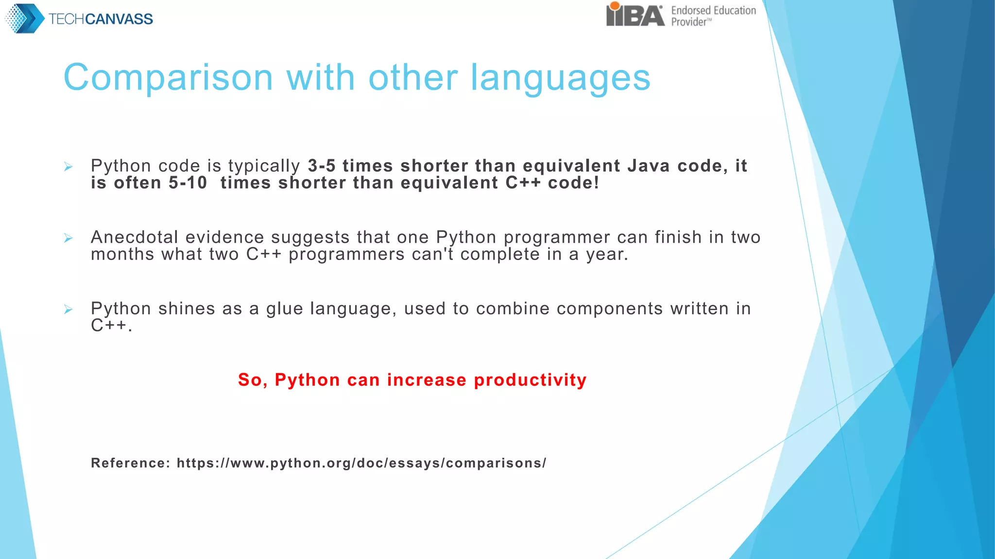 Introduction To Python | PPT