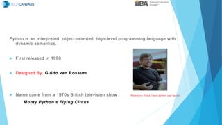 Introduction To Python | PPT